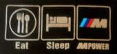 BMW Eat Sleep MPOWER T-Shirt