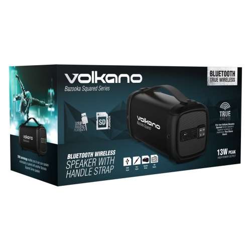 Volkano Bazooka Squared Series Bluetooth Speaker