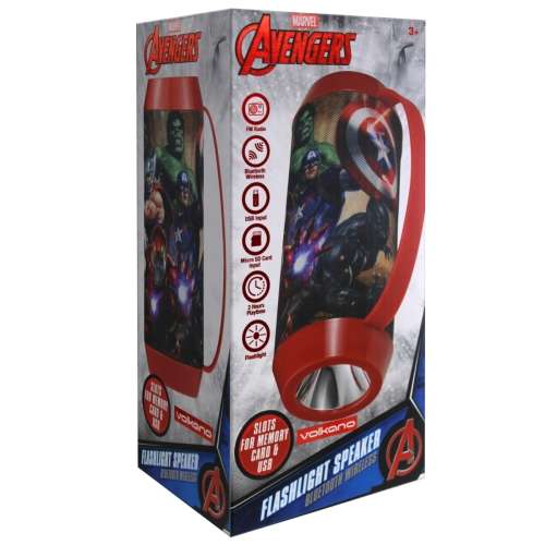 Avengers Flash Light Bluetooth Speaker
