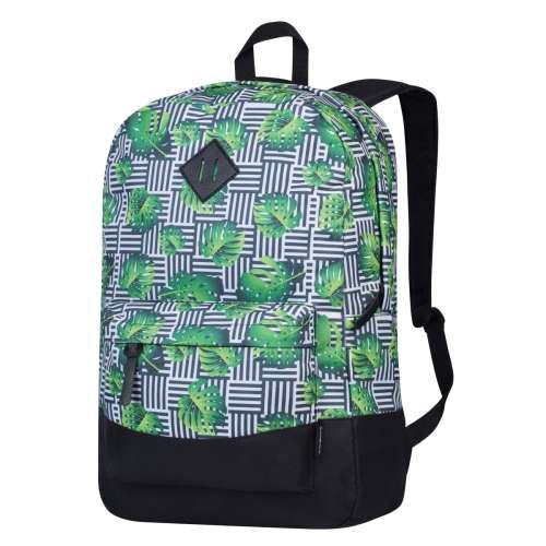 SupaNova Daily Grind Series Fashionable 15.6` Backpack in Green with Adjustable Shoulder Straps
