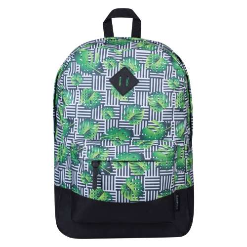 SupaNova Daily Grind Series Fashionable 15.6` Backpack in Green with Adjustable Shoulder Straps