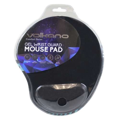 Volkano Comfort Series Gel Mousepad - Black