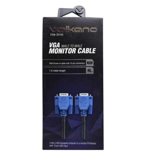 Volkano View Series VGA Cable - 1.5m