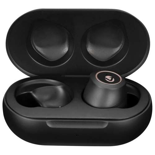 Volkano Taurus Series True Wireless Earphones with Charging Case - Black