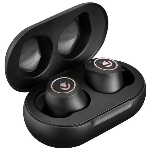 Volkano Taurus Series True Wireless Earphones with Charging Case - Black