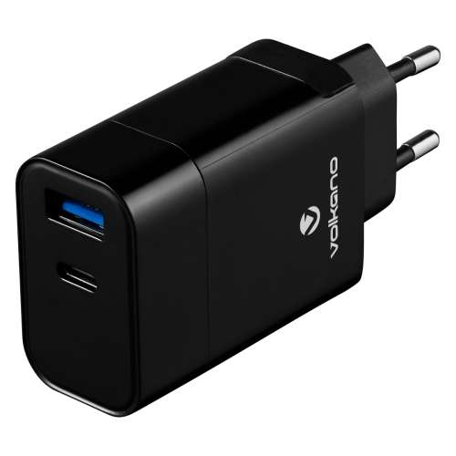 Volkano Express Series PD Wall Charger, 18W, with Cable