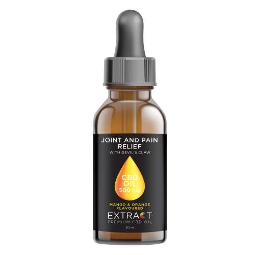 Extract Premium CBD Oil - Joint and Pain Relief - 500mg - 30ml