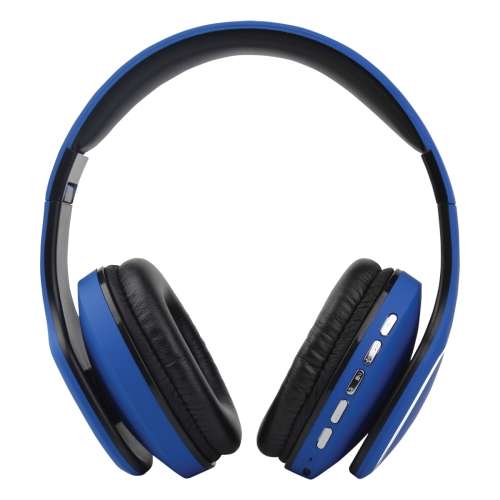 Volkano Phonic Series Bluetooth Wireless Hadphones in Blue with FM Radio and up to 24 Hours Playtime