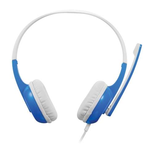 Volkano Kids Chat Junior Series Headset in Blue with Microphone and Free Cable Protector
