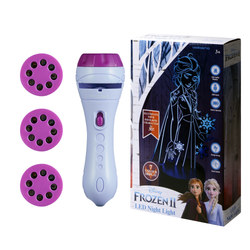 Disney Frozen Bundle : Night Light with Colour Changing LED Lights + Torch Image Projector