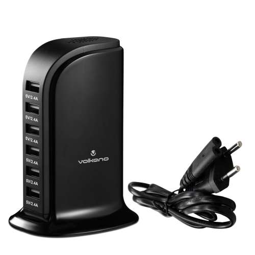 Volkano Peak Series V2 6-Port USB Wall Charger