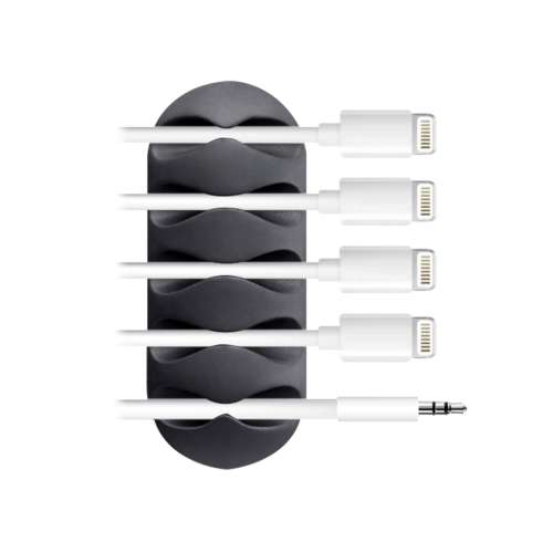 Volkano Bind Series 5-piece Adhesive Clip-in Cable Organiser Kit