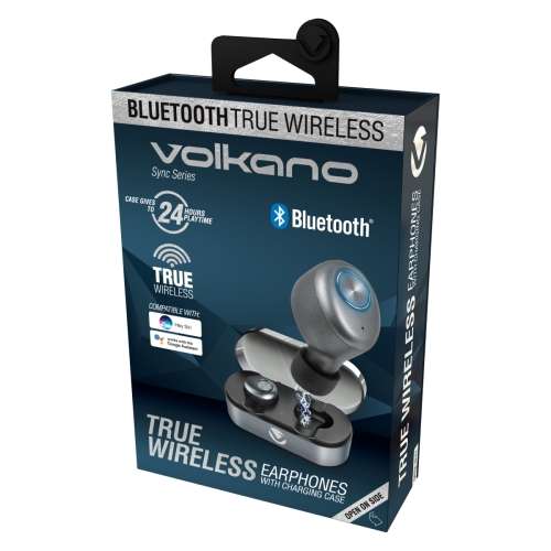 Volkano Sync Series True Wireless Earphones with Charging Carry Case
