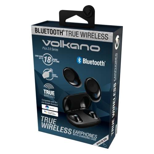 Volkano Pico 2.0 Series True Wireless Bluetooth Earbuds - Black