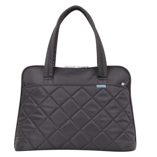 Kingsons Ladies In Fashion Series 15.6` (39.6cm) Ladies Laptop Shoulder Bag in Black