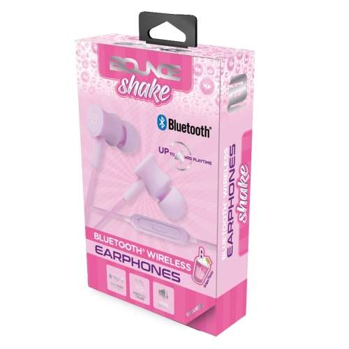 Bounce `Shake Series Bluetooth Earphones - Grape