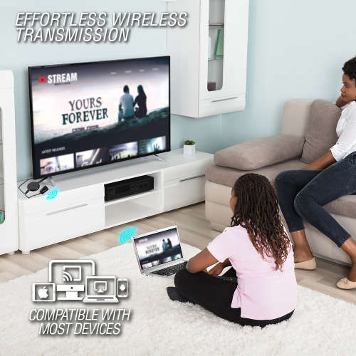 Volkano Allcast Series Wireless Cast Receiver for PC, Laptops, Mobile Phones, and Projectors