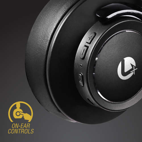 VolkanoX Asista H01 Series Bluetooth Black Headphones with Voice Assistant with Hard Carry Case