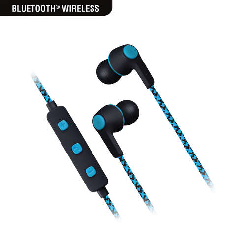 Volkano Moda Series Bluetooth Earphones - Blue