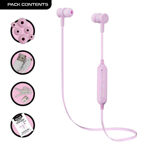 Bounce `Shake Series Bluetooth Earphones - Grape