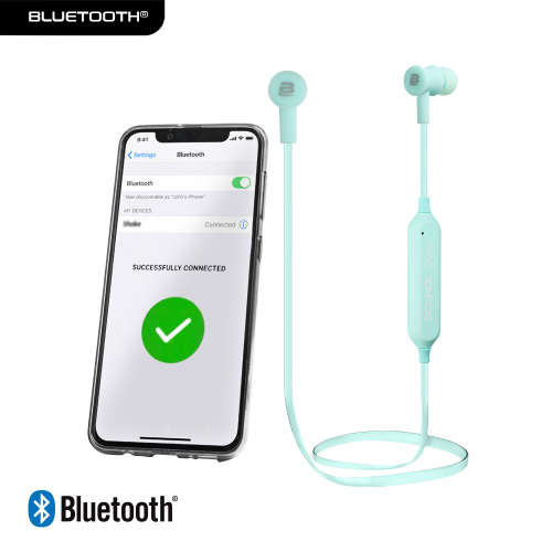 Bounce `Shake Series Bluetooth Earphones - Mint