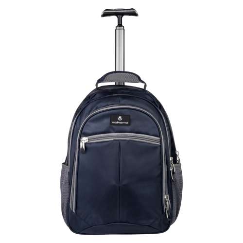 Volkano Orthopaedic Series 15.6` (39.6 cm) Trolley Backpack in Navy and Grey