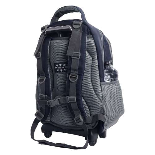 Volkano Orthopaedic Series 15.6` (39.6 cm) Trolley Backpack in Navy and Grey