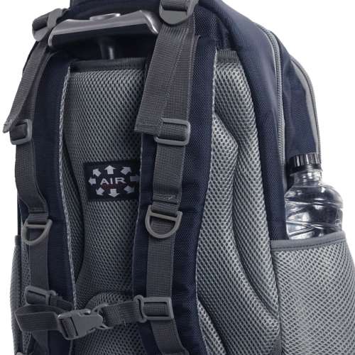 Volkano Orthopaedic Series 15.6` (39.6 cm) Trolley Backpack in Navy and Grey