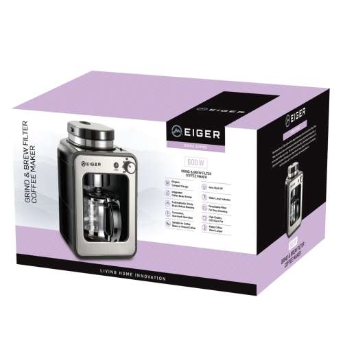 Eiger Siena Grind and Brew Filter Coffee Maker
