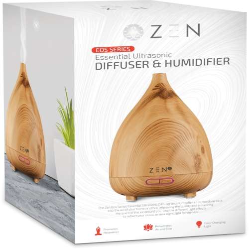 Zen Eos Series Ultrasonic Diffuser - Light Wood