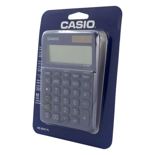 Casio MS-20UC Desktop Calculator - Purple