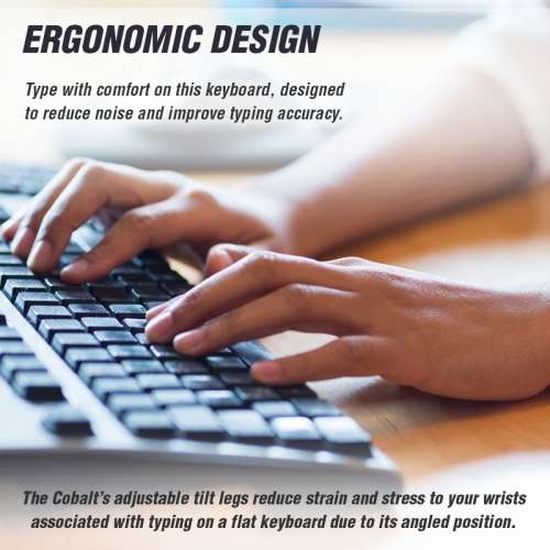 Volkano Cobalt series wireless keyboard & mouse combo
