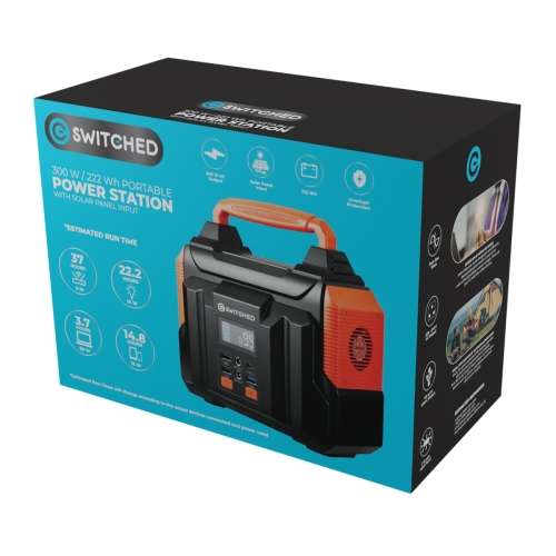 Switched 300W Portable Power Station (222WH)