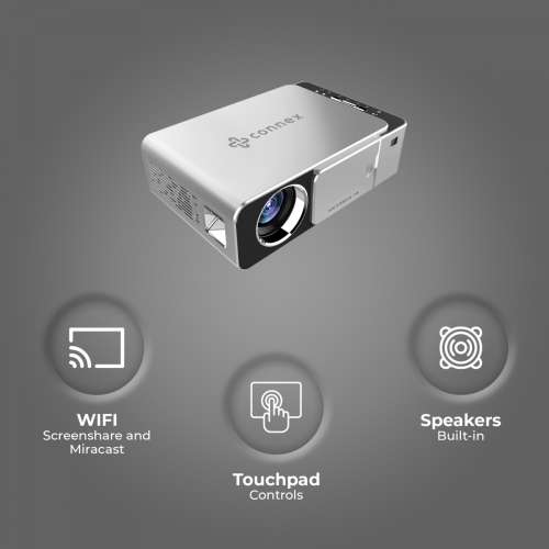 Connex Falcon 2 series 720P Projector with WIFI - Silver