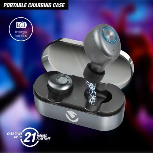 Volkano Sync Series True Wireless Bluetooth earbuds - Black