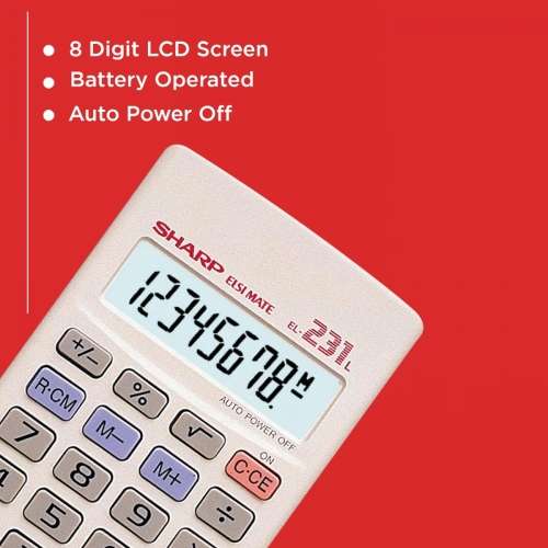 Sharp EL231 LB Pocket Calculator