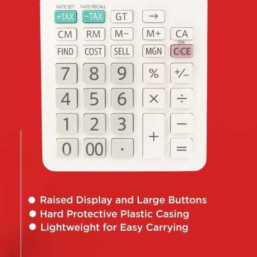 Sharp ElsiMate EL334WB - 12 Digit desk Calculator