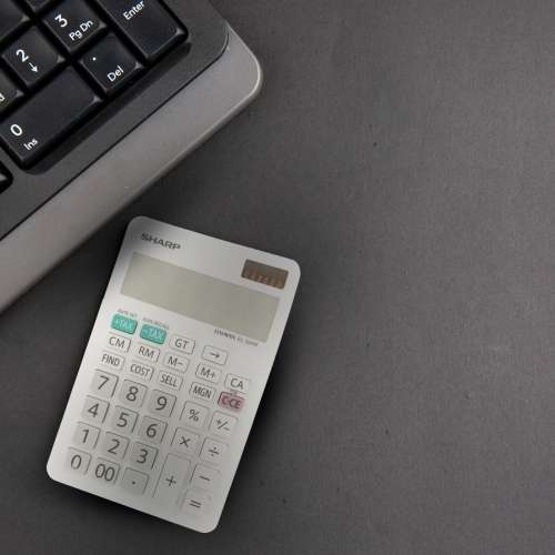 Sharp ElsiMate EL334WB - 12 Digit desk Calculator