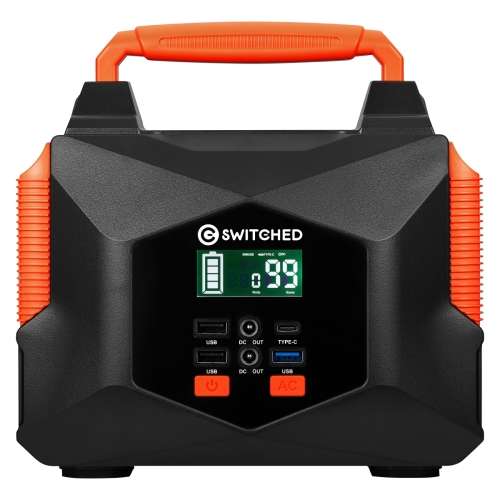 Switched 200W Portable Power Station (166.5Wh)