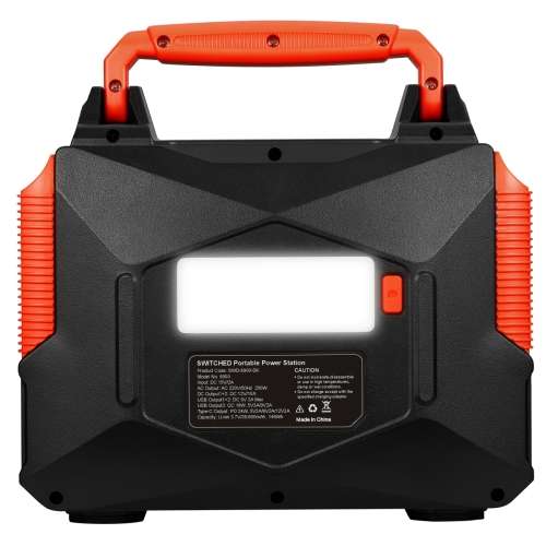 Switched 200W Portable Power Station (166.5Wh)