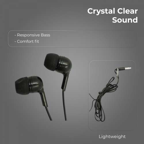 Amplify Jazz series earphones Black