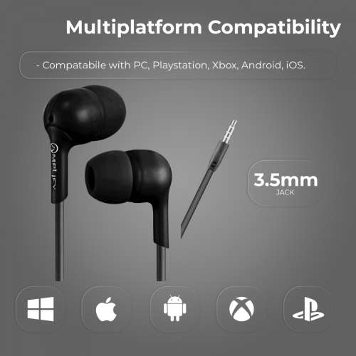 Amplify Jazz series earphones Black