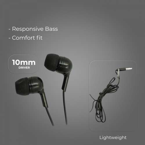 Amplify Jazz series earphones Black