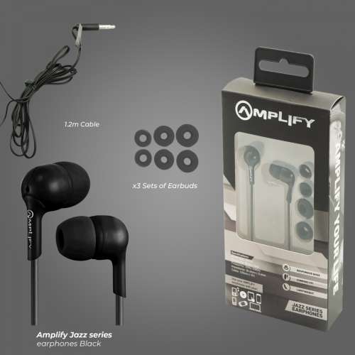 Amplify Jazz series earphones Black