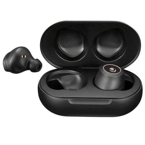 Volkano Taurus Series True Wireless Earphones with Charging Case - Black