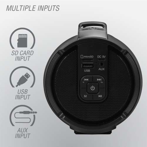 Volkano Mamba Series Bluetooth Speaker - Black
