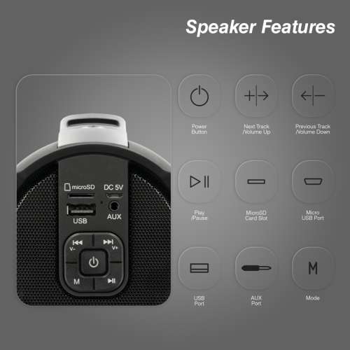 Volkano Mamba Series Bluetooth Speaker - Blue