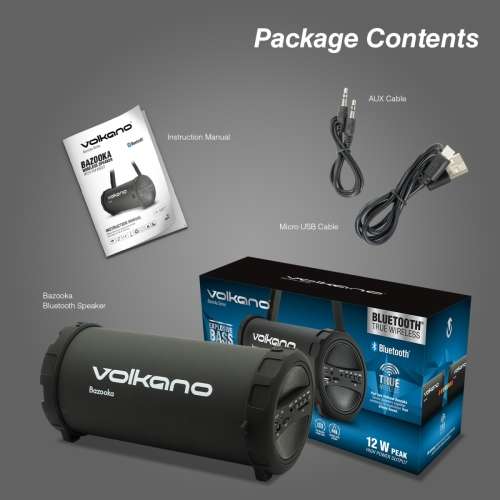 Volkano Bazooka Series Bluetooth Speaker