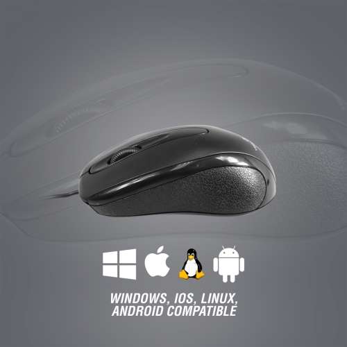 Volkano Earth Series Wired Mouse Optical Mouse