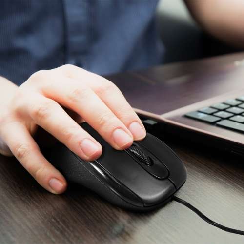 Volkano Earth Series Wired Mouse Optical Mouse